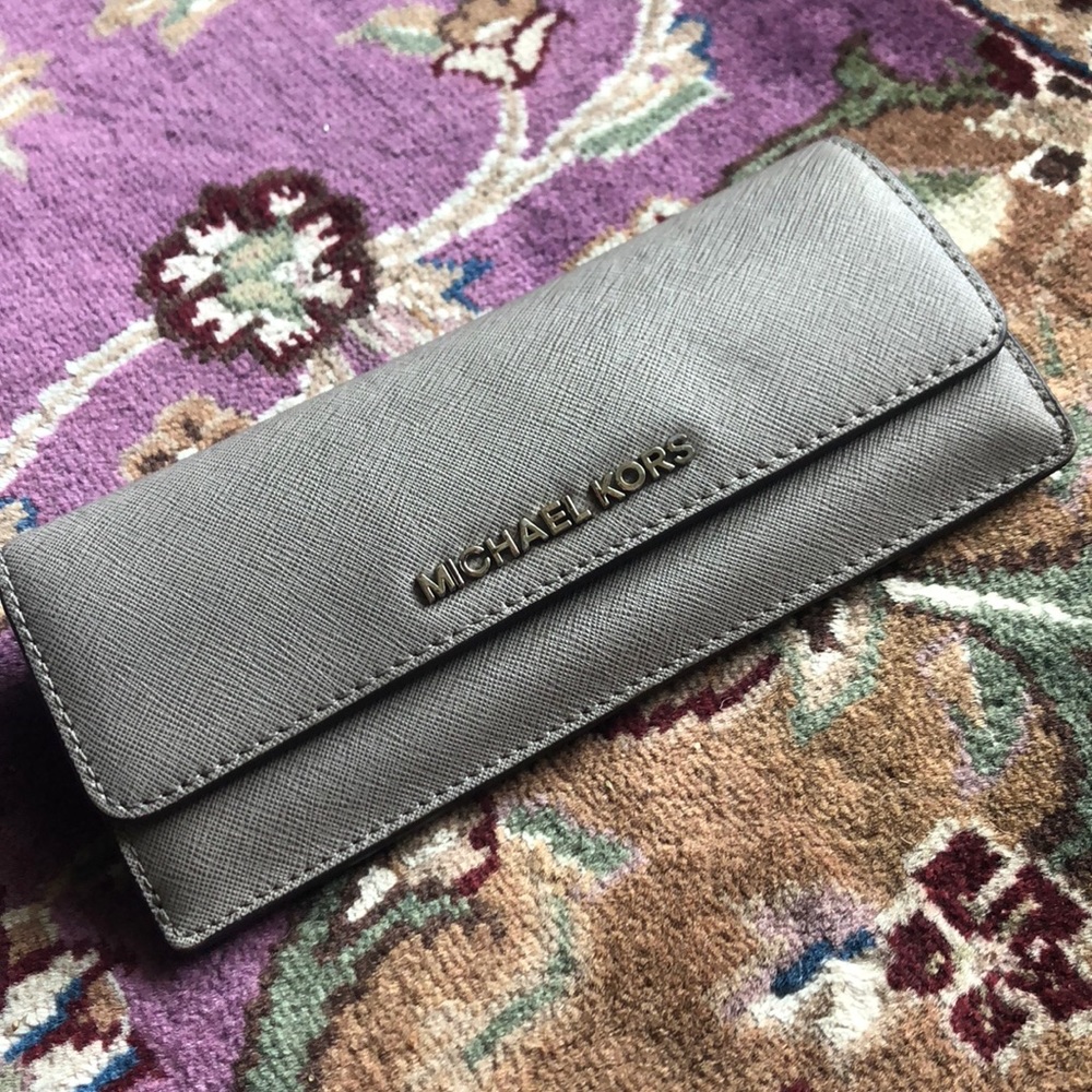 Gray Michael Kors wallet
